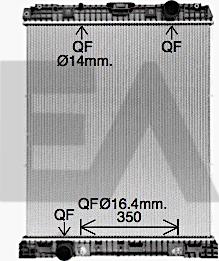 EACLIMA 31R45071 - Радіатор, охолодження двигуна autocars.com.ua