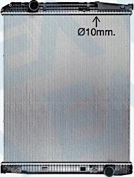 EACLIMA 31R45077 - Радіатор, охолодження двигуна autocars.com.ua