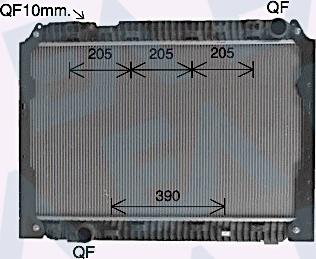 EACLIMA 31R45093 - Радіатор, охолодження двигуна autocars.com.ua