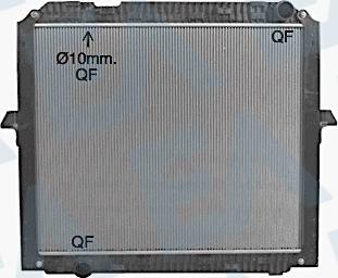 EACLIMA 31R45097 - Радіатор, охолодження двигуна autocars.com.ua