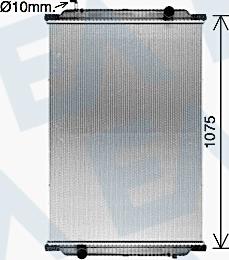 EACLIMA 31R47031 - Радіатор, охолодження двигуна autocars.com.ua