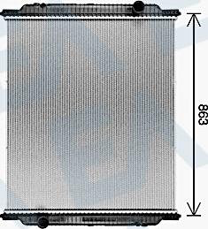 EACLIMA 31R47035 - Радіатор, охолодження двигуна autocars.com.ua