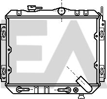 EACLIMA 31R51014 - Радіатор, охолодження двигуна autocars.com.ua