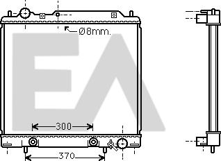 EACLIMA 31R51074 - Радіатор, охолодження двигуна autocars.com.ua
