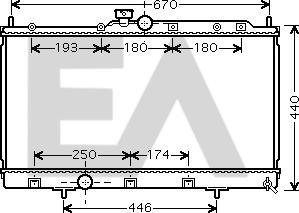 EACLIMA 31R51102 - Радіатор, охолодження двигуна autocars.com.ua