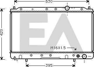 EACLIMA 31R51128 - Радіатор, охолодження двигуна autocars.com.ua