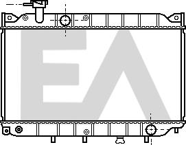 EACLIMA 31R52003 - Радіатор, охолодження двигуна autocars.com.ua