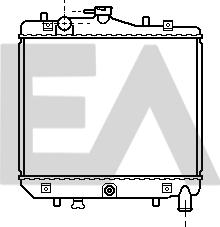 EACLIMA 31R52014 - Радіатор, охолодження двигуна autocars.com.ua