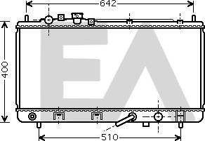 EACLIMA 31R52069 - Радіатор, охолодження двигуна autocars.com.ua