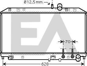 EACLIMA 31R52075 - Радіатор, охолодження двигуна autocars.com.ua