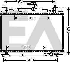 EACLIMA 31R52093 - Радіатор, охолодження двигуна autocars.com.ua