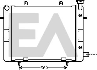 EACLIMA 31R54023 - Радіатор, охолодження двигуна autocars.com.ua
