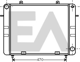 EACLIMA 31R54042 - Радіатор, охолодження двигуна autocars.com.ua