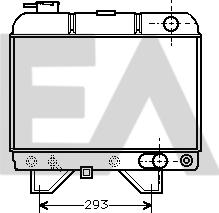 EACLIMA 31R55007 - Радіатор, охолодження двигуна autocars.com.ua
