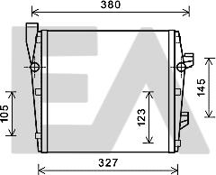 EACLIMA 31R58002 - Радіатор, охолодження двигуна autocars.com.ua