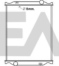 EACLIMA 31R59052 - Радіатор, охолодження двигуна autocars.com.ua