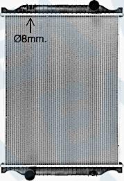 EACLIMA 31R59068 - Радіатор, охолодження двигуна autocars.com.ua