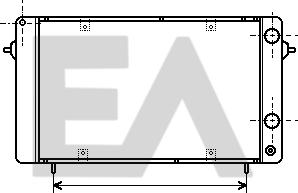 EACLIMA 31R60019 - Радіатор, охолодження двигуна autocars.com.ua