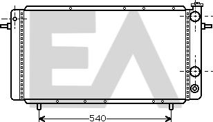 EACLIMA 31R60020 - Радіатор, охолодження двигуна autocars.com.ua