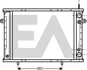 EACLIMA 31R60028 - Радіатор, охолодження двигуна autocars.com.ua