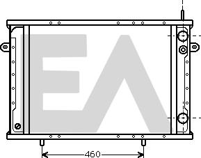 EACLIMA 31R60029 - Радіатор, охолодження двигуна autocars.com.ua