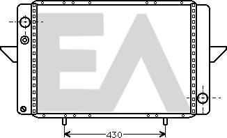 EACLIMA 31R60030 - Радіатор, охолодження двигуна autocars.com.ua