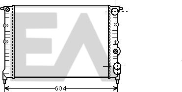 EACLIMA 31R60031 - Радіатор, охолодження двигуна autocars.com.ua