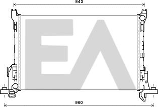 EACLIMA 31R60089 - Радіатор, охолодження двигуна autocars.com.ua