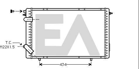EACLIMA 31R60094 - Радіатор, охолодження двигуна autocars.com.ua