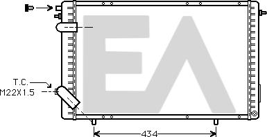 EACLIMA 31R60103 - Радіатор, охолодження двигуна autocars.com.ua