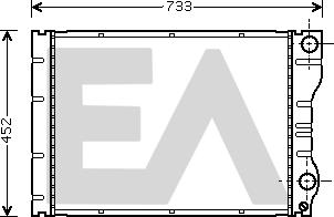 EACLIMA 31R60131 - Радіатор, охолодження двигуна autocars.com.ua