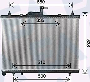 EACLIMA 31R60170 - Радіатор, охолодження двигуна autocars.com.ua