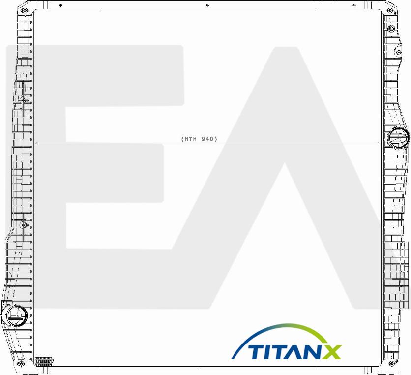 EACLIMA 31R63012T - Радіатор, охолодження двигуна autocars.com.ua