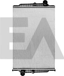 EACLIMA 31R76017 - Радіатор, охолодження двигуна autocars.com.ua