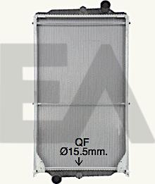 EACLIMA 31R76026 - Радіатор, охолодження двигуна autocars.com.ua