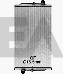 EACLIMA 31R76027 - Радіатор, охолодження двигуна autocars.com.ua