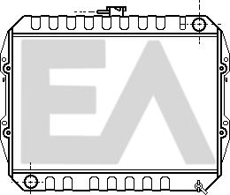 EACLIMA 31R77036 - Радіатор, охолодження двигуна autocars.com.ua