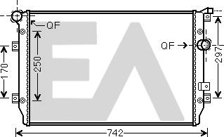 EACLIMA 31R77119 - Радіатор, охолодження двигуна autocars.com.ua