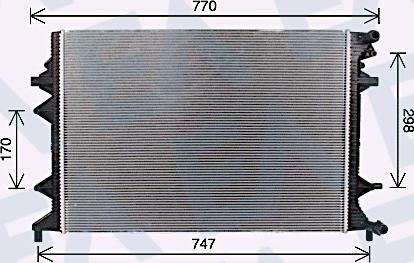 EACLIMA 31R77138 - Радіатор, охолодження двигуна autocars.com.ua