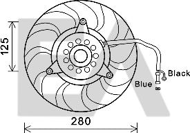 EACLIMA 33V02002 - Вентилятор, охолодження двигуна autocars.com.ua