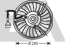 EACLIMA 33V02009 - Вентилятор, охолодження двигуна autocars.com.ua