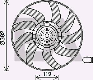 EACLIMA 33V02017 - Вентилятор, охолодження двигуна autocars.com.ua