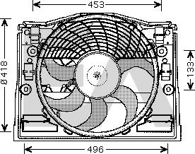 EACLIMA 33V07010 - Вентилятор, охолодження двигуна autocars.com.ua