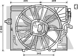 EACLIMA 33V07026 - Вентилятор, охолодження двигуна autocars.com.ua