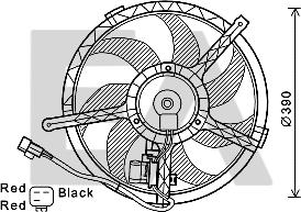 EACLIMA 33V07027 - Вентилятор, охолодження двигуна autocars.com.ua