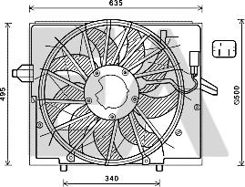 EACLIMA 33V07029 - Вентилятор, охолодження двигуна autocars.com.ua