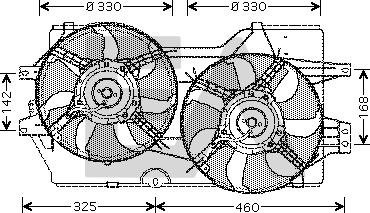 EACLIMA 33V12002 - Вентилятор, охолодження двигуна autocars.com.ua