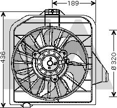 EACLIMA 33V12003 - Вентилятор, охолодження двигуна autocars.com.ua