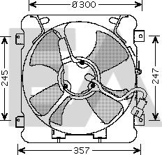 EACLIMA 33V26026 - Вентилятор, охолодження двигуна autocars.com.ua