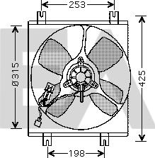 EACLIMA 33V51004 - Вентилятор, охолодження двигуна autocars.com.ua